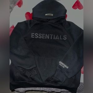 Black Essentials hoodie